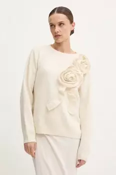 Свитер Answear Lab из смесовой шерсти, бежевый