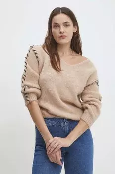 Свитер Answear Lab, коричневый