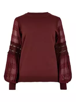 Свитер Apricot, бордовый