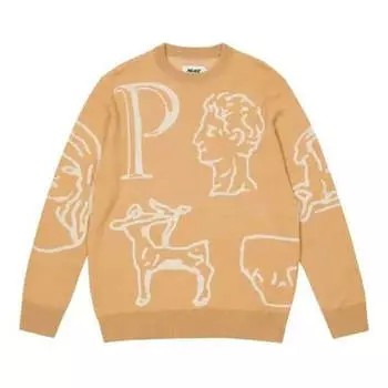 Свитер archaeology knit sweater 'orange' Palace, оранжевый