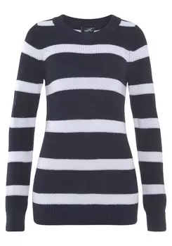 Свитер Arizona, темно-синий/белый