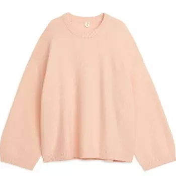 Свитер Arket Alpaca Blend, персиковый