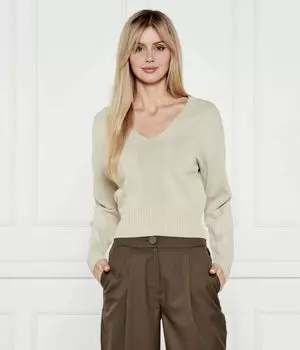 Свитер Armani Exchange Regular Fit, бежевый