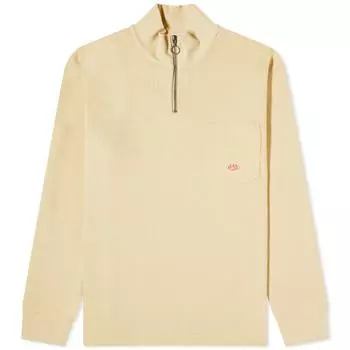 Свитер Armor-Lux Half Zip Pocket Sweatshirt, цвет Pale Olive