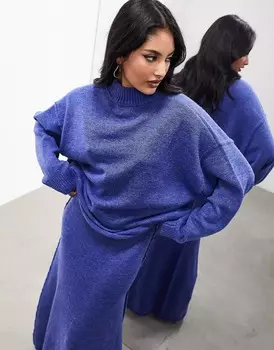 Свитер Asos Edition Oversized Knit, синий