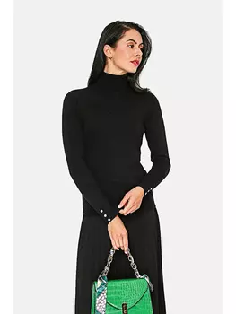 Свитер ASSUILI Rollkragen, черный