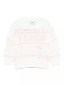 Свитер Atro Fendi Kids, белый