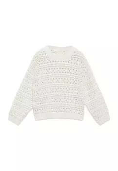 Свитер AURELIA Mango Kids, белый