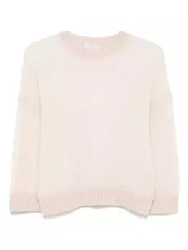 Свитер ажурной вязки Peserico, розовый