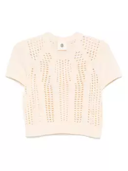 Свитер ажурной вязки The Garment, нейтральный