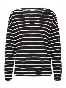 Свитер b.young BYSIF STRIPE, черный