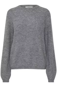 Свитер b.young, пятнистый серый