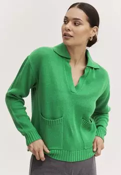 Свитер b.young, серый деним