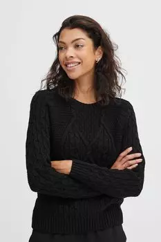 Свитер b.young Strick BYOLGI JUMPER 20812260, черный