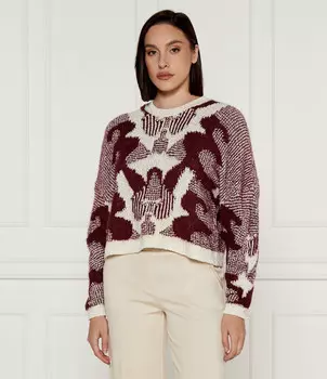 Свитер Ba&sh RORA Cropped Fit, бордо