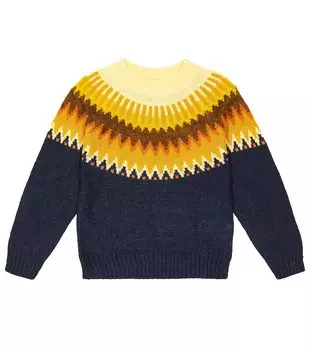 Свитер bae из шерсти альпаки Molo, мультиколор