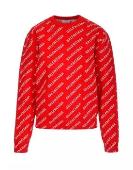 Свитер Balenciaga, красный