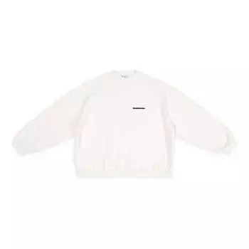 Свитер Balenciaga Strike 1917 Crewneck Sweater Oversized 'White', белый