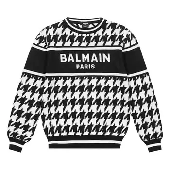 Свитер Balmain Kids Sweater, черный