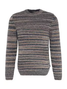 Свитер Barbour Sweater Pateley, цвет grey/muddy colored/dark grey