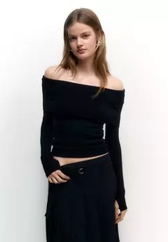 Свитер BARDOT PULL&BEAR, черный