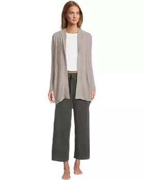 Свитер Barefoot Dreams CozyChic Ultra Lite Hooded Cardigan, цвет Dove Gray