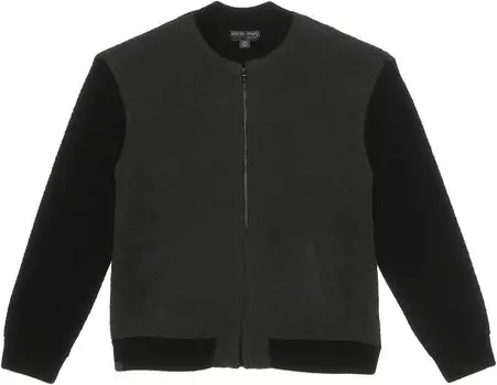 Свитер Barefoot Dreams Varsity Jacket, цвет Carbon/Black