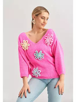 Свитер basic fit Figlfigl, фиолетовый