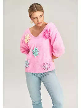 Свитер basic fit Figlfigl, розовый