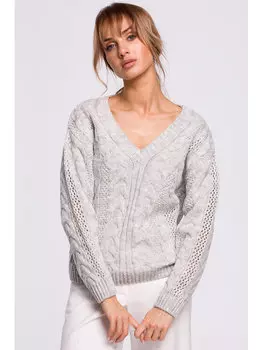 Свитер basic fit Made Of Emotion, серый