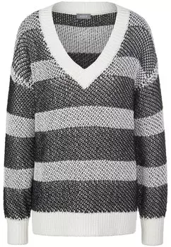 Свитер Basler, светло-серый/черный