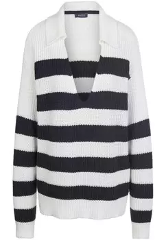 Свитер Basler, темно-синий/белый