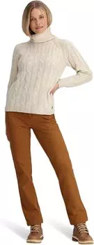 Свитер Baylands Cable Turtleneck Royal Robbins, цвет Ivory Heather