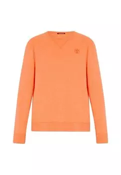 Свитер базового образа с логотипом CHIEMSEE, цвет Shock Orange