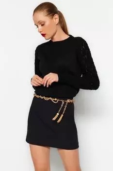 Свитер базовый Trendyol, черный