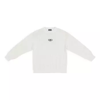 Свитер bb paris icon sweater 'white' Balenciaga, белый