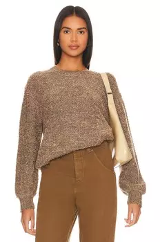 Свитер Bella Dahl Long Sleeve Crew, цвет Rustic Oak