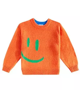 Свитер Bello из смесовой шерсти Molo, оранжевый