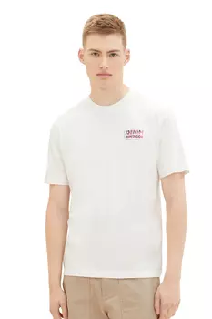 Свитер - Белый - Классический крой Tom Tailor Denim, белый