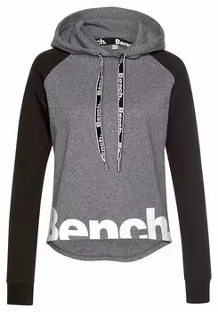 Свитер Bench Kapuzensweatshirt, серый черный