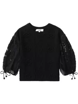 Свитер Бенте Sea, черный