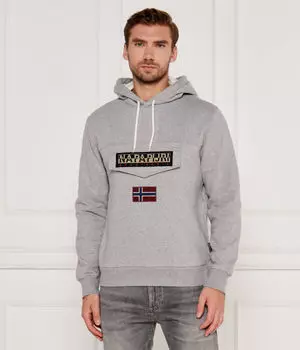 Свитер Берджи Regular fit Napapijri, серый