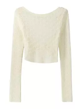 Свитер Bershka, экрю