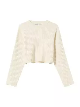 Свитер Bershka, экрю