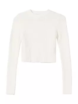 Свитер Bershka, белый