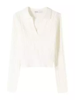 Свитер Bershka, белый