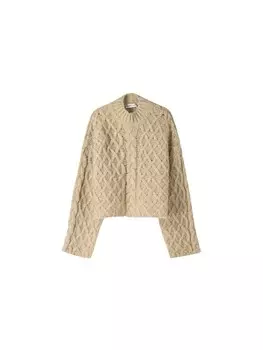 Свитер Bershka, бежевый