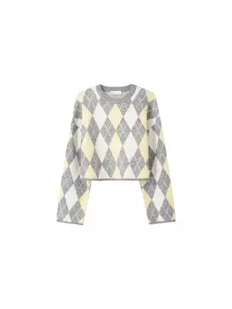 Свитер Bershka, цвет Light yellow