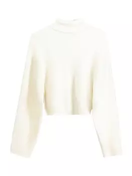 Свитер Bershka, цвет Natural White