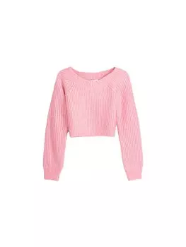 Свитер Bershka, цвет Pitaya